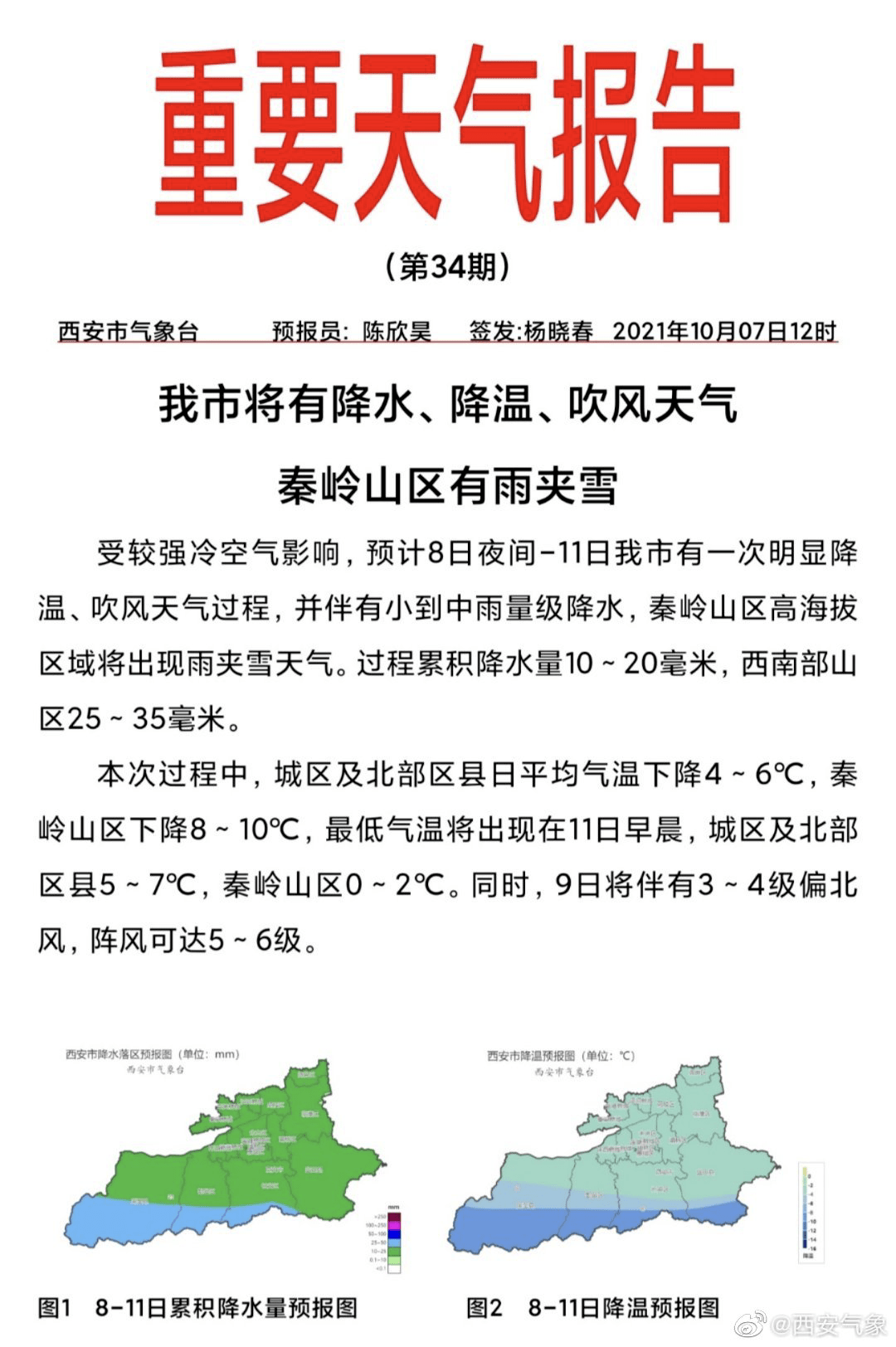 临潼最新气象预告